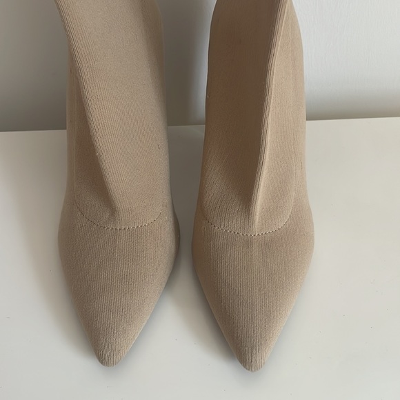 ASOS Tan Knit Sock Booties - Picture 5 of 5